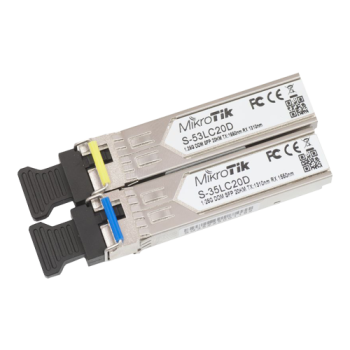 Pereche de module SFP, S-35LC20D + S-53LC20D - Mikrotik Pereche de module SFP, S-35LC20D + S-53LC20D - Mikrotik