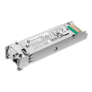 Modul SFP Gigabit bidirectional WDM TX:1310nm/RX:1550nm, Single-mode, LC/UPC, 20 km - TP-Link Omada Modul SFP Gigabit bidirectional WDM TX:1310nm/RX:1550nm, Single-mode, LC/UPC, 20 km - TP-Link Omada