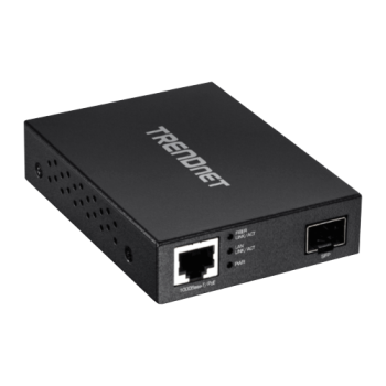 Media Convertor POE Gigabit - SFP fibra optica - TRENDnet