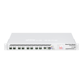 Cloud Core Router, 8 x SFP+, 1 x Gigabit, RouterOS L6, 1U - MikroTik