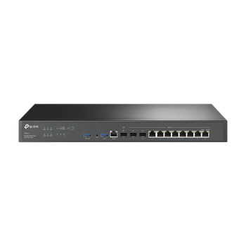 Router VPN, 2 x SFP+ 10G, 1 x SFP Gigabit, 8 x RJ45 Gigabit, 2 x USB, 1U - TP-Link Omada Router VPN, 2 x SFP+ 10G, 1 x SFP Gigabit, 8 x RJ45 Gigabit, 2 x USB, 1U - TP-Link Omada