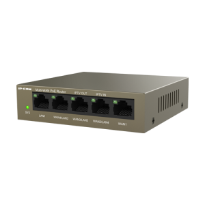 Router 4 porturi Gigabit PoE+, 55W, 1 port RJ45 Gigabit, management - IP-COM