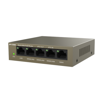 Router 4 porturi Gigabit PoE+, 55W, 1 port RJ45 Gigabit, management - IP-COM Router 4 porturi Gigabit PoE+, 55W, 1 port RJ45 Gigabit, management - IP-COM