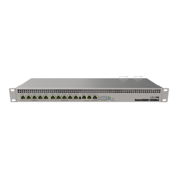 Router 13 x Gigabit, RouterOS L6, 1U, Dual PSU - MikroTik