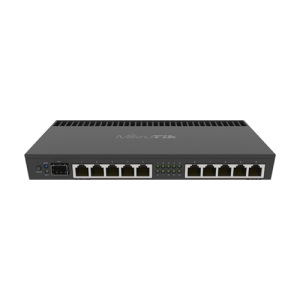 Router 10 x Gigabit, 1 x SFP+ 10Gbps, 1 x PoE, RouterOS L5, 1U - Mikrotik