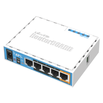 hAP ac, 5 x 100M, 802.11b/g/n 2.4Ghz, 802.11a/n/ac 5GHz, PoE - MikroTik hAP ac, 5 x 100M, 802.11b/g/n 2.4Ghz, 802.11a/n/ac 5GHz, PoE - MikroTik
