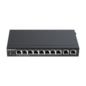 Router 8 x RJ45 1G PoE, 2 x RJ45 1G, Buget PoE 110W, Multi-WAN, Cloud Management - Ruijie