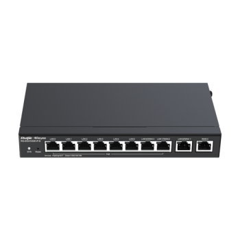 Router 8 x RJ45 1G PoE, 2 x RJ45 1G, Buget PoE 110W, Multi-WAN, Cloud Management - Ruijie