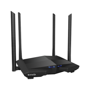 Router WiFi 5, DualBand 2.4/5GHz, 300+867Mbps, 4x6dBi, 4 porturi Gigabit - TENDA
