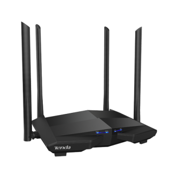Router WiFi 5, DualBand 2.4/5GHz, 300+867Mbps, 4x6dBi, 4 porturi Gigabit - TENDA Router WiFi 5, DualBand 2.4/5GHz, 300+867Mbps, 4x6dBi, 4 porturi Gigabit - TENDA