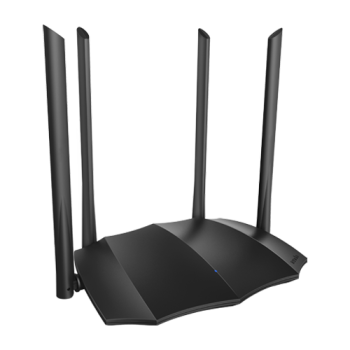 Router WiFi 5 (802.11ac) DualBand 2.4/5GHz, 300+867Mbps, 4x6dBi, 4 porturi Gigabit - TENDA