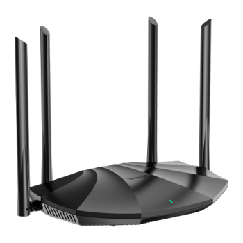 Router WiFi 6, DualBand 2.4Ghz/5GHz 300+1201Mbps, 4x6dBi, 4 porturi Gigabit - TENDA