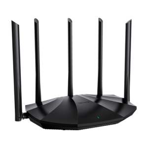 Router Wi-Fi 6, DualBand 2.4Ghz/5GHz, 300+1201Mbps, 5x6dBi, 4 porturi Gigabit - TENDA