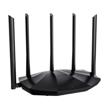 Router Wi-Fi 6, DualBand 2.4Ghz/5GHz, 300+1201Mbps, 5x6dBi, 4 porturi Gigabit - TENDA Router Wi-Fi 6, DualBand 2.4Ghz/5GHz, 300+1201Mbps, 5x6dBi, 4 porturi Gigabit - TENDA
