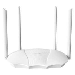 Router Wi-Fi 6, DualBand 2.4Ghz/5GHz, 574+2402Mbps, 4x6dBi, 4 porturi Gigabit - TENDA