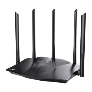 Router Wi-Fi 6, DualBand2.4/5GHz, 574+2402 Mbps, 5x6dBi, 4 x Gigabit  - TENDA