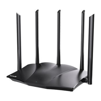 Router Wi-Fi 6, DualBand2.4/5GHz, 574+2402 Mbps, 5x6dBi, 4 x Gigabit - TENDA Router Wi-Fi 6, DualBand2.4/5GHz, 574+2402 Mbps, 5x6dBi, 4 x Gigabit - TENDA