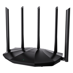 Router Wi-Fi 6, DualBand 2.4Ghz/5GHz, 300+1201Mbps, 5x6dBi, 4 porturi Gigabit - TENDA