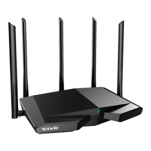 Router Wi-Fi 6e, AX5700 TriBand 2.4/5GHz/6GHz, 861+2402+2402 Mbps,  5x6dBi, 4 x Gigabit - TENDA