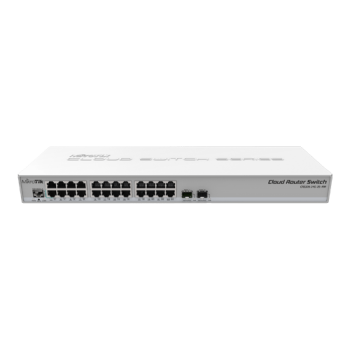 Management Switch 24 x Gigabit, 2 x SFP+, 1U - Mikrotik