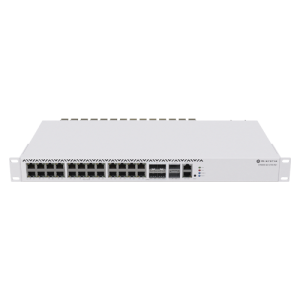 Management Switch 20 RJ45 2.5 Gigabit, 2 x QSFP+, 4 x Combo (2.5 Gigabit sau SFP+) - Mikrotik