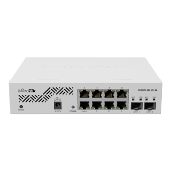 Smart Switch, 8 x Gigabit, 2 x SFP+ 10Gbps - Mikrotik Smart Switch, 8 x Gigabit, 2 x SFP+ 10Gbps - Mikrotik