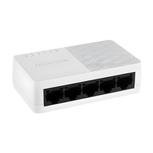 Switch L2, 5 x RJ45 10/100 Mbps, Unmanaged - HIKVISION