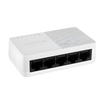 Switch L2, 5 x RJ45 10/100 Mbps, Unmanaged - HIKVISION Switch L2, 5 x RJ45 10/100 Mbps, Unmanaged - HIKVISION