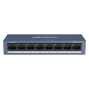 Switch L2, 8 x RJ45 10/100 Mbps, Unmanaged - HIKVISION
