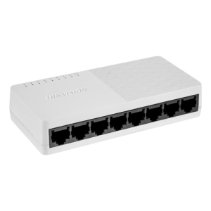 Switch L2, 8 x RJ45 1G, Unmanaged - HIKVISION