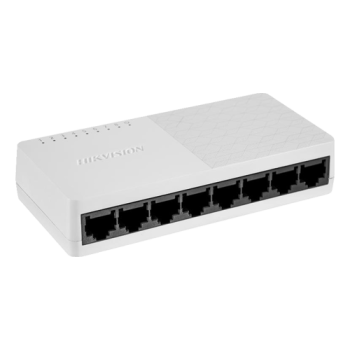 Switch L2, 8 x RJ45 1G, Unmanaged - HIKVISION