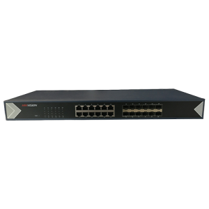 Switch L2, 12 x SFP 1G, 12 x RJ45 1G, Unmanaged - HIKVISION