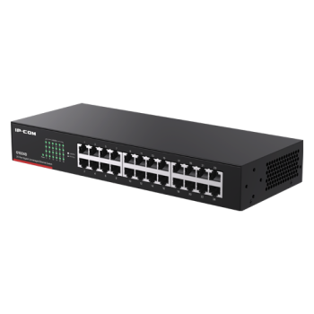 Switch 24 porturi Gigabit, Unmanaged, 1U - IP-COM Switch 24 porturi Gigabit, Unmanaged, 1U - IP-COM