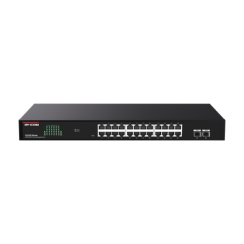Switch 24 porturi RJ45 Gigabit, 2 porturi SFP Gigabit, Cloud Management - IP-COM Switch 24 porturi RJ45 Gigabit, 2 porturi SFP Gigabit, Cloud Management - IP-COM