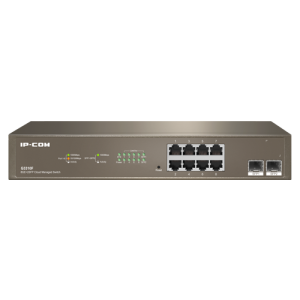 Switch 8 x RJ45 Gigabit, 2 x SFP Gigabit Uplink, Cloud Management - IP-COM