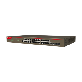 Switch 24 porturi Gigabit, 4 porturi SFP+ 10Gbps, Management - IP-COM Switch 24 porturi Gigabit, 4 porturi SFP+ 10Gbps, Management - IP-COM