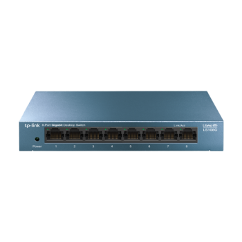 Switch LiteWave LS108G, 8 x RJ45 Gigabit, Unmanaged - TP-Link