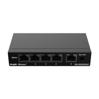 Switch L2, 5 x RJ45 1G, Cloud Management - Ruijie Reyee Switch L2, 5 x RJ45 1G, Cloud Management - Ruijie Reyee