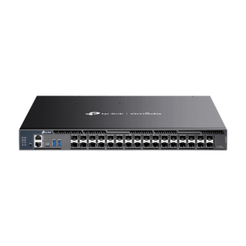 Switch L3, 26 x SFP+ 10G, 6 x SFP28 25G, Sursa redundanta 1+1, Management - TP-Link Omada Switch L3, 26 x SFP+ 10G, 6 x SFP28 25G, Sursa redundanta 1+1, Management - TP-Link Omada