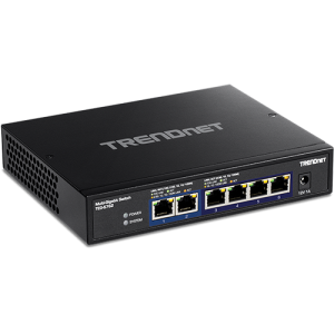 Switch 6 porturi, 4 x 2.5G si 2 x 10G , Fanless - TRENDnet