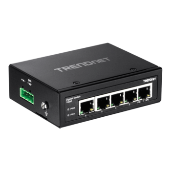 Switch industrial 5 porturi Gigabit DIN-Rail - TRENDnet Switch industrial 5 porturi Gigabit DIN-Rail - TRENDnet