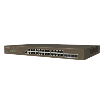 Switch 24 porturi Gigabit, 4 porturi SFP Gigabit, Management - TENDA