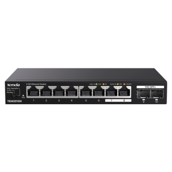 Switch 8 x RJ45 2.5G, 2 x SFP+ 10G - TENDA