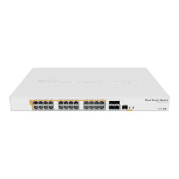 Management Switch 24 x Gigabit PoE+ Out 450W, 4 x SFP+ 10Gbps - Mikrotik Management Switch 24 x Gigabit PoE+ Out 450W, 4 x SFP+ 10Gbps - Mikrotik