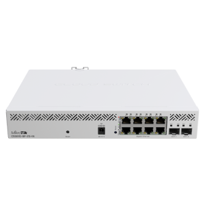 Switch, 8 x Gigabit PoE, 2 x SFP+ 10Gbps, Management - MikroTik