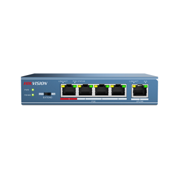 Switch 4 porturi PoE, 1 port uplink- HIKVISION Switch 4 porturi PoE, 1 port uplink- HIKVISION
