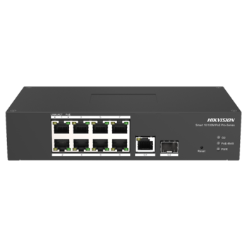 Switch Smart managed 8 porturi PoE, 2 porturi uplink SFP/RJ45 - HIKVISION Switch Smart managed 8 porturi PoE, 2 porturi uplink SFP/RJ45 - HIKVISION