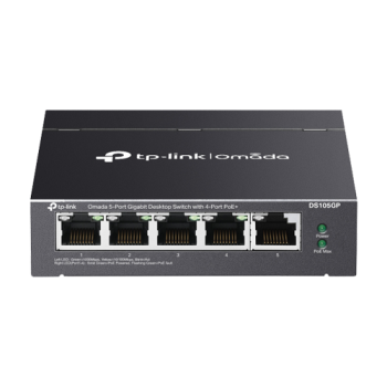 Switch 4 x RJ45 1G PoE, 1 x RJ45 1G, Buget PoE 65W, Unmanaged - TP-Link Omada