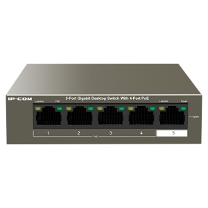 Switch 4 porturi Gigabit PoE, 1 port RJ45 Gigabit - IP-COM