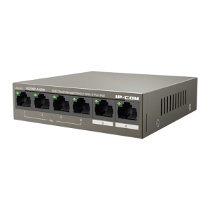 Switch 4 porturi Gigabit PoE+, 2 porturi RJ45 Gigabit, 58W, Management - IP-COM